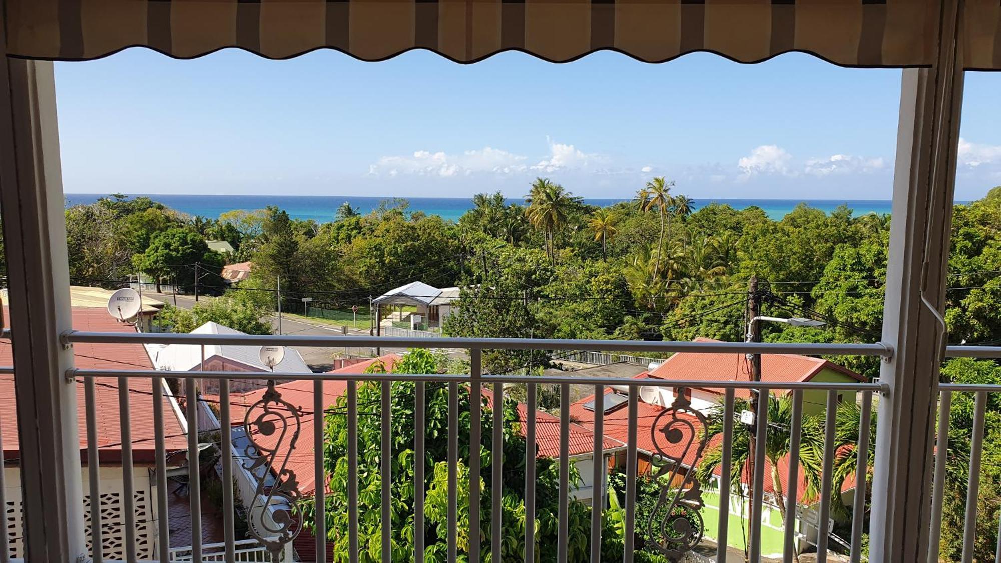 A Deux Pas De La Plage, La Perle! Vue Panoramique Villa Deshaies Exterior photo